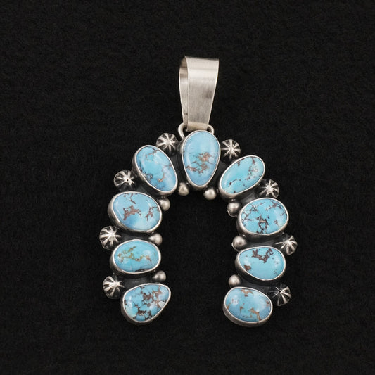 Paul Livingston Turquoise & Sterling Silver Pendant