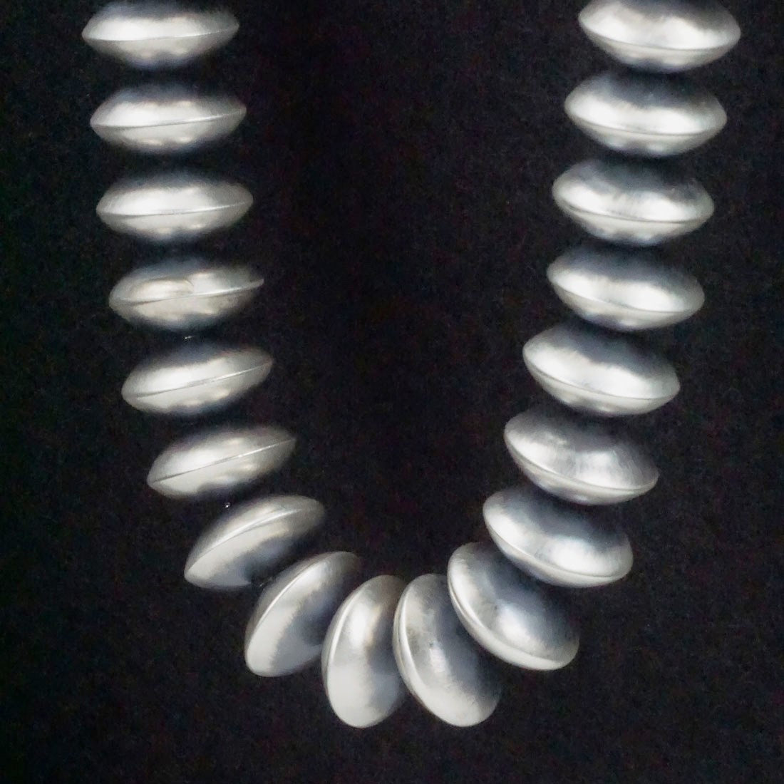 Bryannen Halwood Sterling Silver Navajo Pearl Necklace 20"