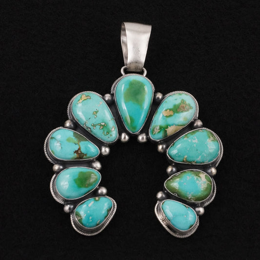 Paul Livingston Turquoise & Sterling Silver Pendant