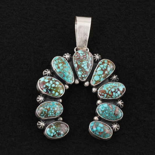 Paul Livingston Turquoise & Sterling Silver Pendant