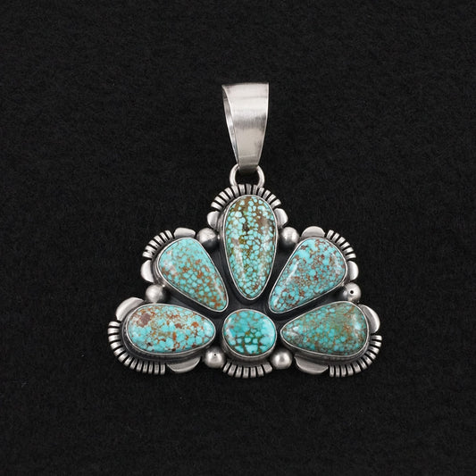 Mark Yazzie Turquoise & Sterling Silver Pendant