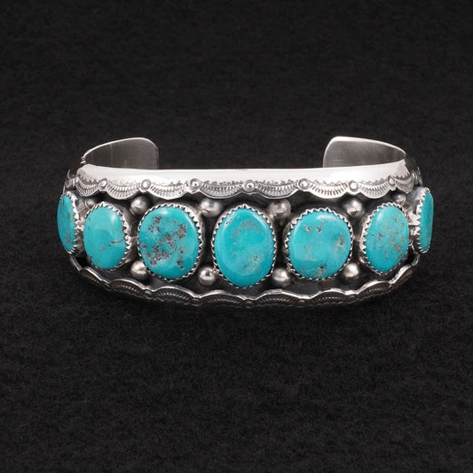 Wilbert Muskett Sr. Turquoise & Sterling Silver Bracelet