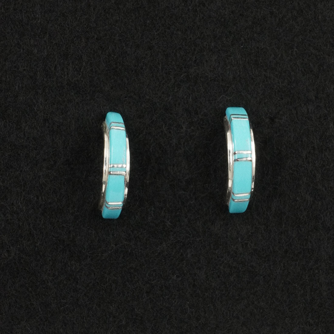Terrance Panteah Turquoise & Sterling Silver Earrings