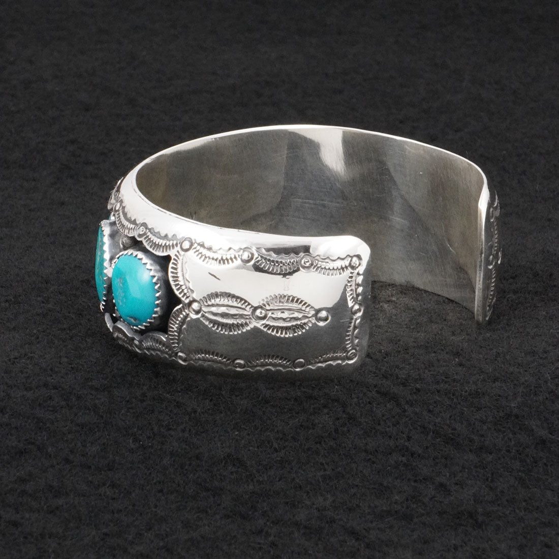 Wilbert Muskett Sr. Turquoise & Sterling Silver Bracelet