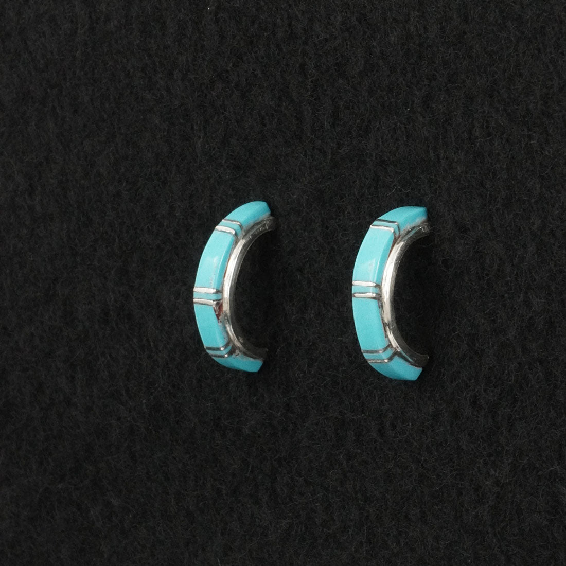 Terrance Panteah Turquoise & Sterling Silver Earrings