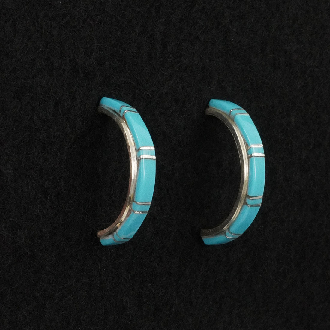 Terrance Panteah Turquoise & Sterling Silver Earrings
