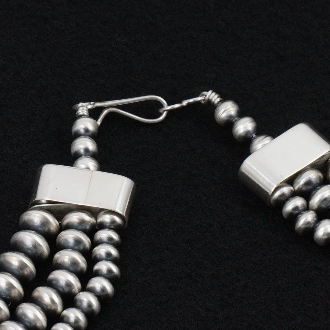 Alice Johnson, Bryannen Halwood Turquoise & Sterling Silver Navajo Pearl Necklace