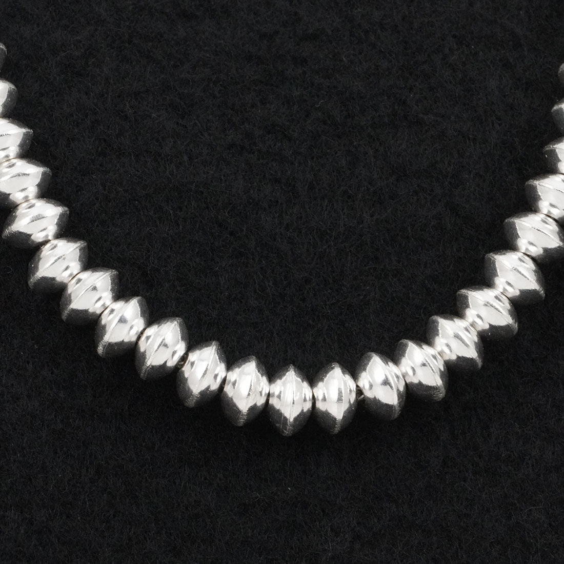 Crystal Haley Sterling Silver Navajo Pearl Necklace 24"