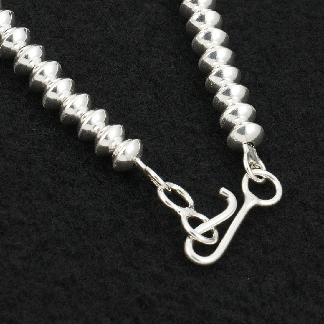 Crystal Haley Sterling Silver Navajo Pearl Necklace 24"