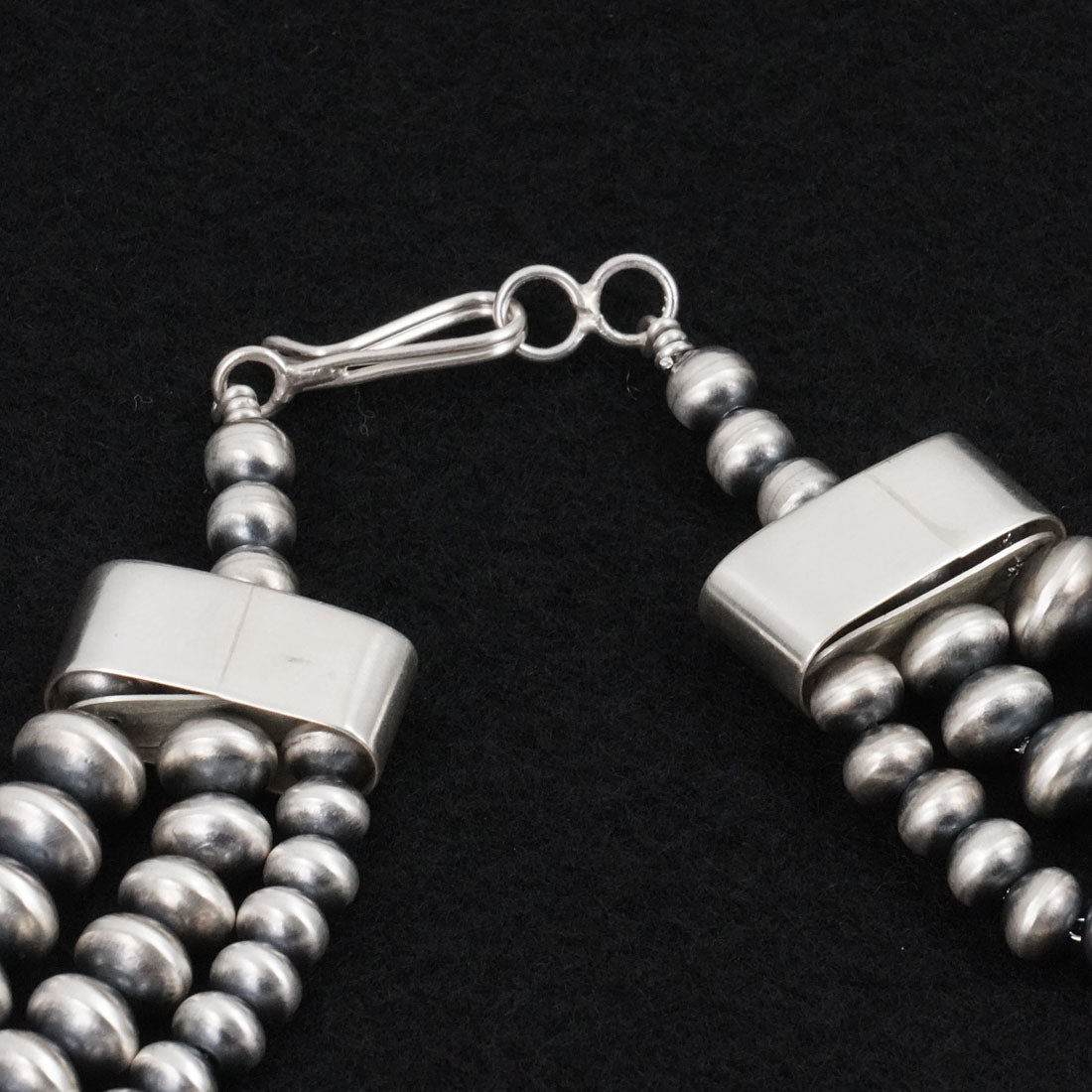 Alice Johnson, Bryannen Halwood Turquoise & Sterling Silver Navajo Pearl Necklace