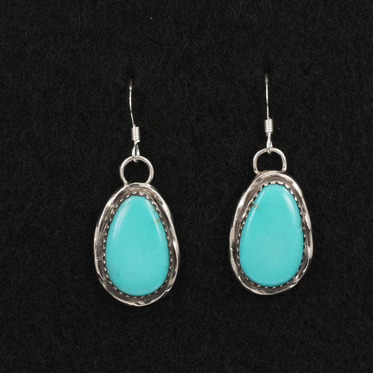 Ernest Hawthorne Turquoise & Sterling Silver Earrings