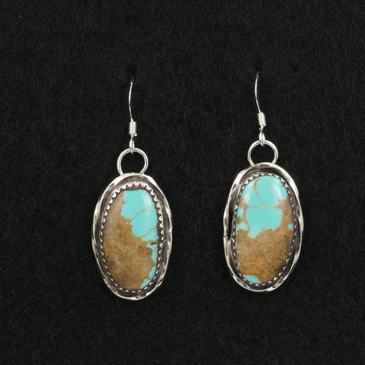Ernest Hawthorne Turquoise & Sterling Silver Earrings