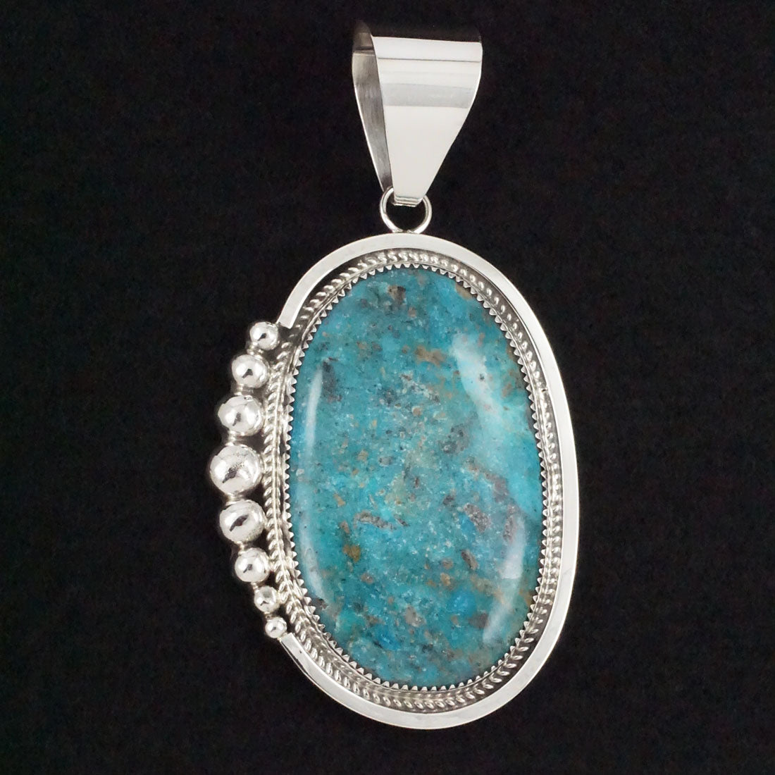 Leslie Nez Turquoise & Sterling Silver Pendant