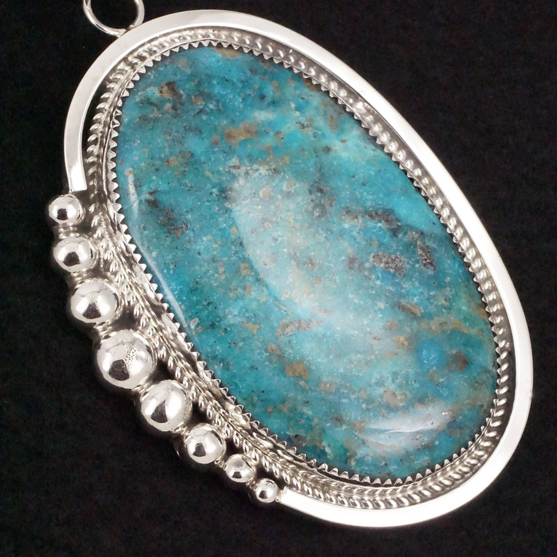 Leslie Nez Turquoise & Sterling Silver Pendant