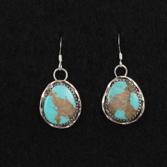 Ernest Hawthorne Turquoise & Sterling Silver Earrings