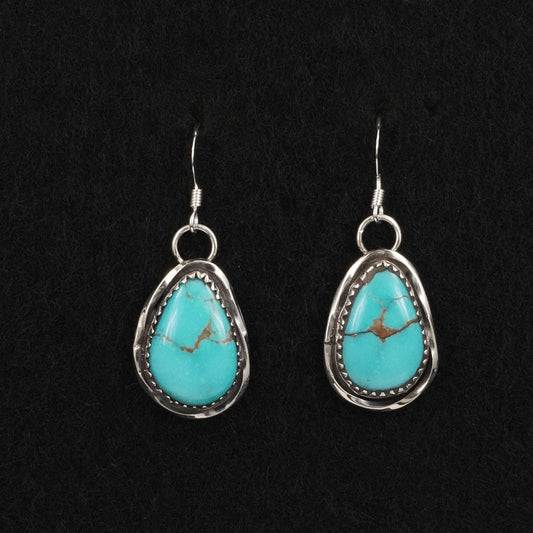 Ernest Hawthorne Turquoise & Sterling Silver Earrings
