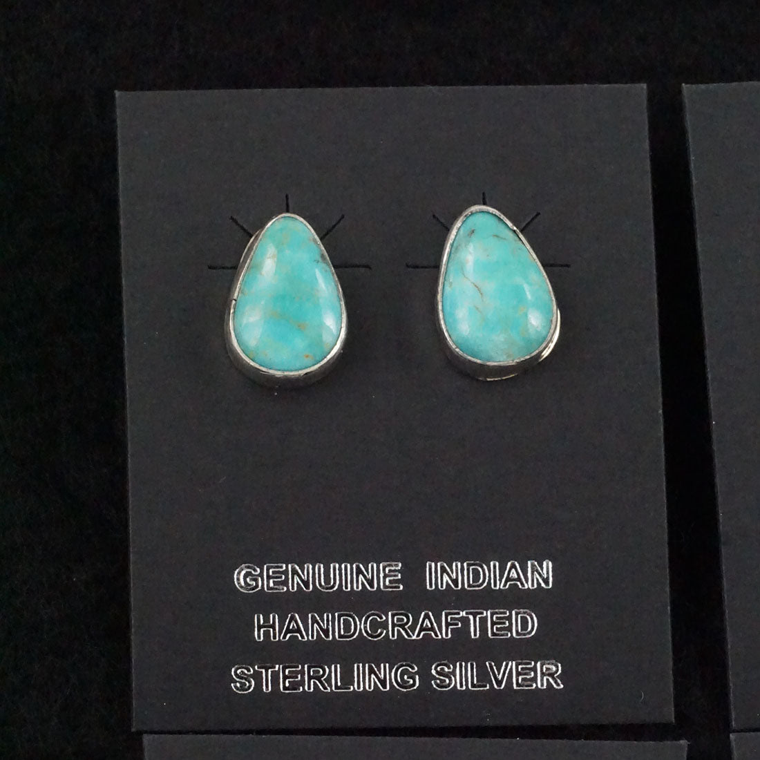 Marco Begaye Turquoise & Sterling Silver Earrings