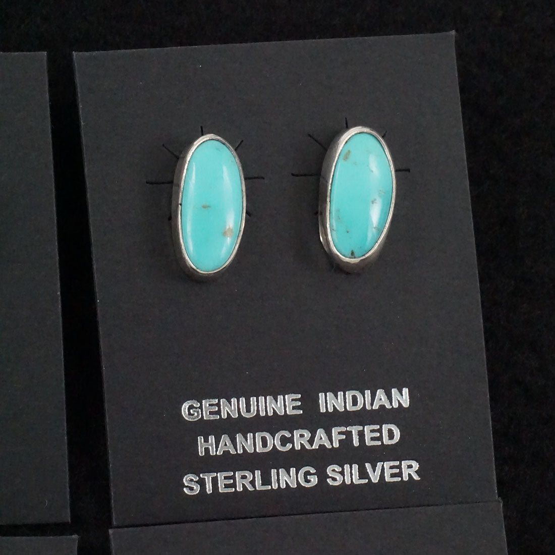 Marco Begaye Turquoise & Sterling Silver Earrings