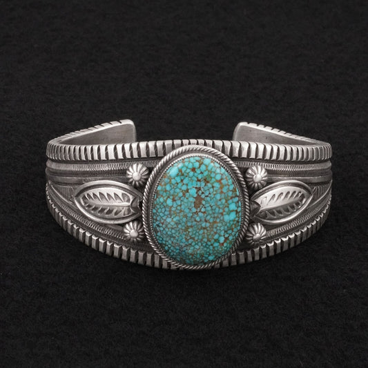 Calvin Martinez Turquoise & Sterling Silver Bracelet