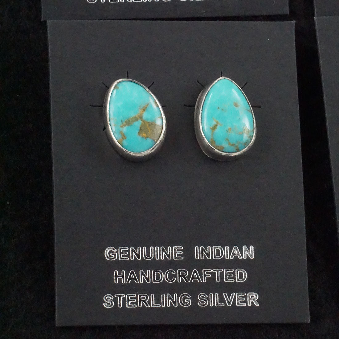 Marco Begaye Turquoise & Sterling Silver Earrings