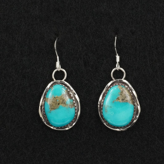 Ernest Hawthorne Turquoise & Sterling Silver Earrings