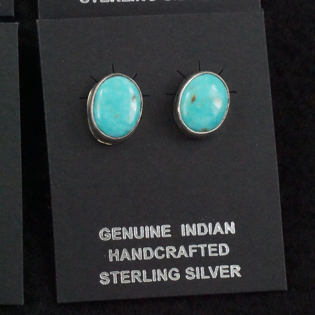 Marco Begaye Turquoise & Sterling Silver Earrings