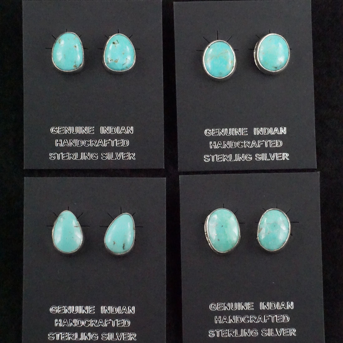 Marco Begaye Turquoise & Sterling Silver Earrings