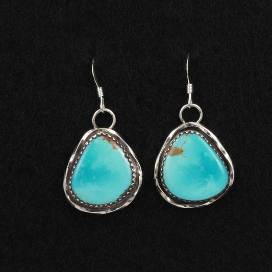 Ernest Hawthorne Turquoise & Sterling Silver Earrings
