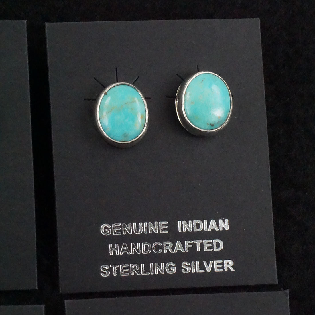 Marco Begaye Turquoise & Sterling Silver Earrings