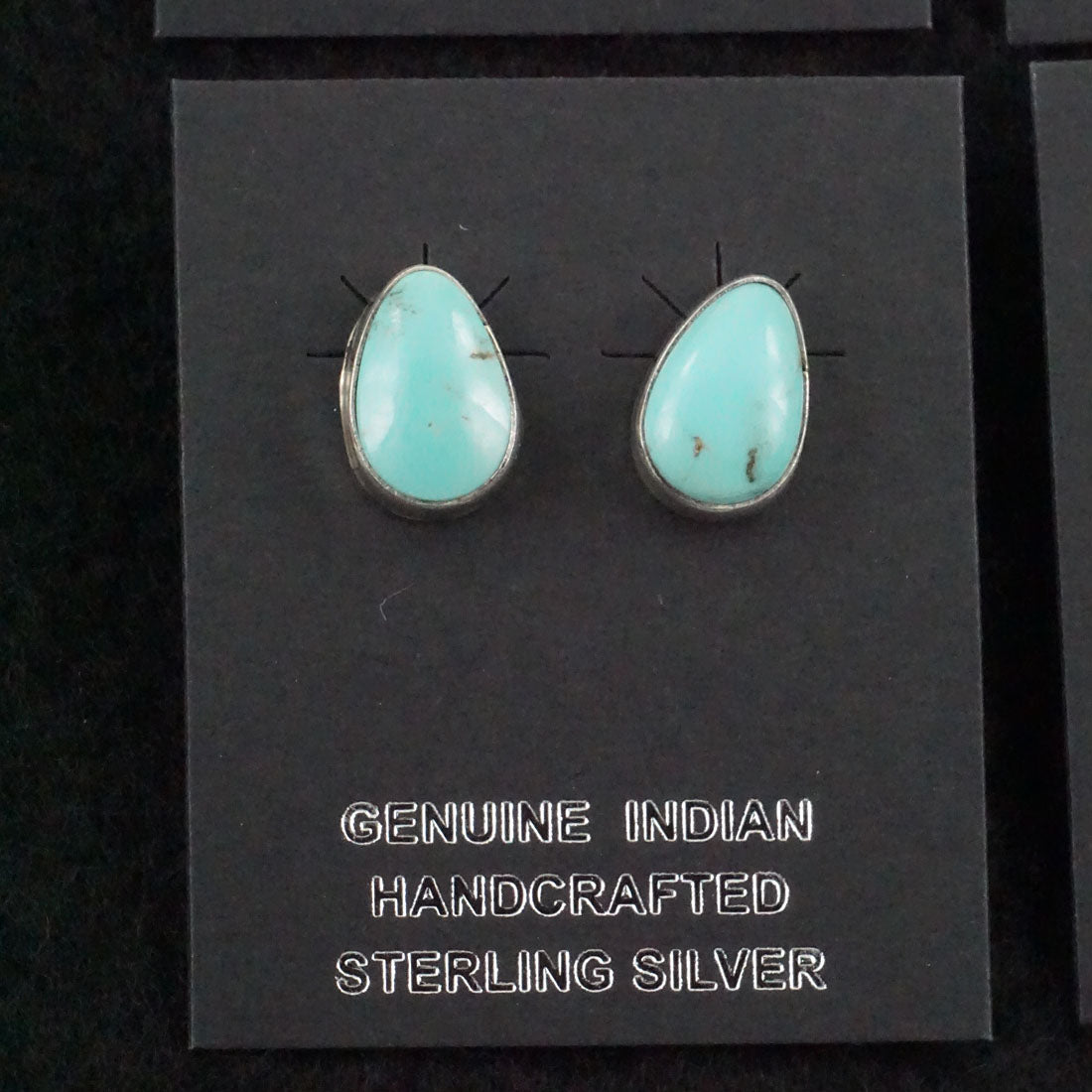 Marco Begaye Turquoise & Sterling Silver Earrings