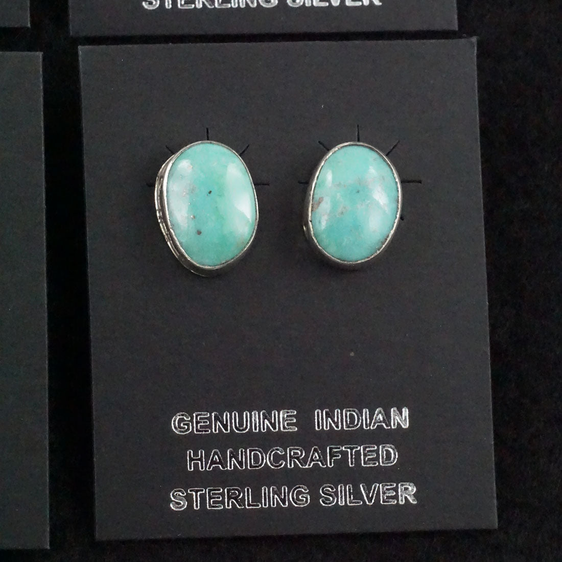 Marco Begaye Turquoise & Sterling Silver Earrings