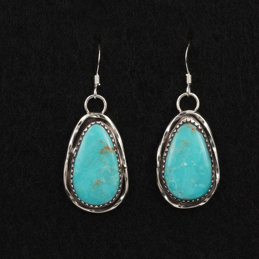 Ernest Hawthorne Turquoise & Sterling Silver Earrings