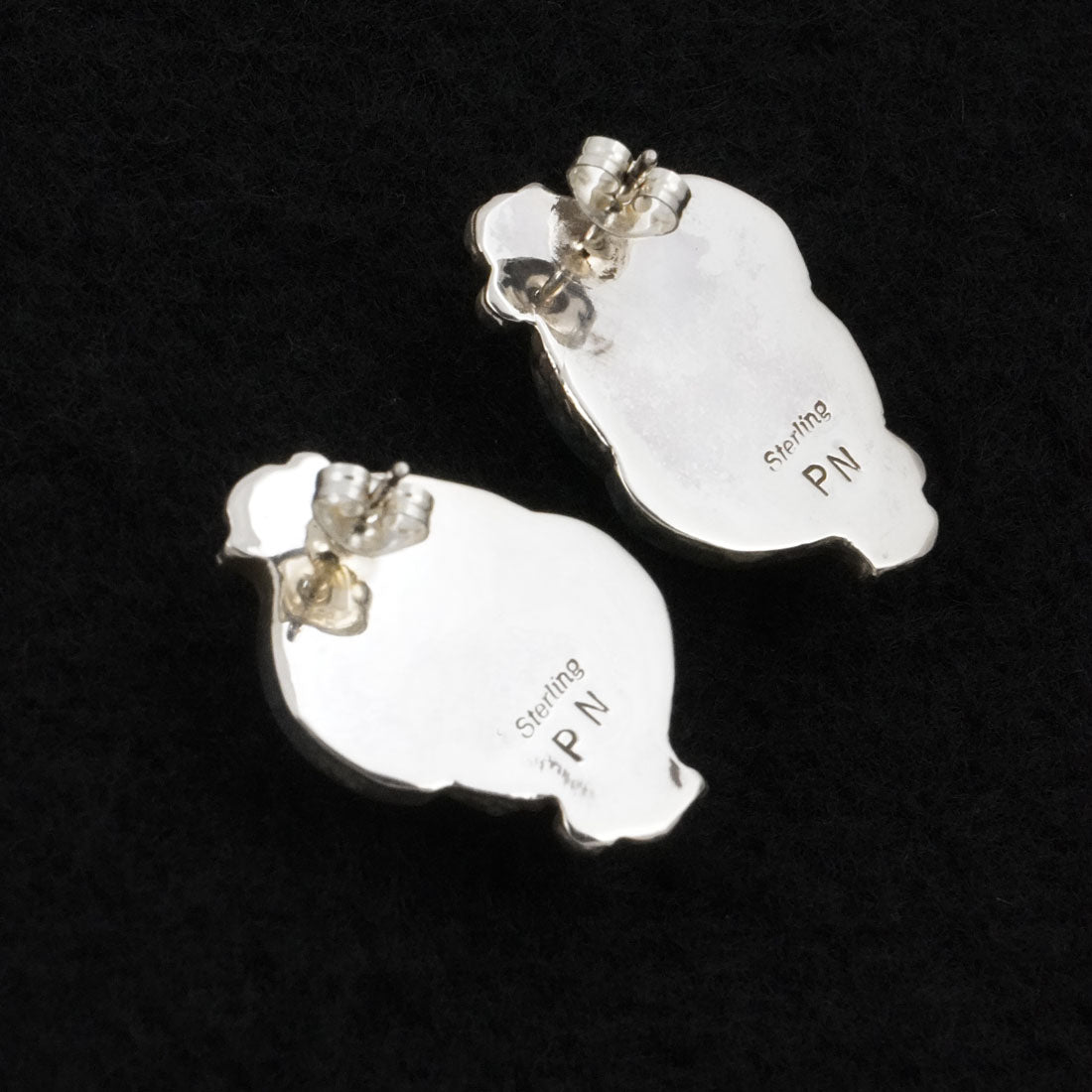 Phil Nez Turquoise & Sterling Silver Earrings