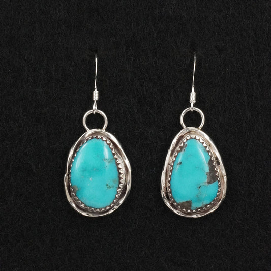 Ernest Hawthorne Turquoise & Sterling Silver Earrings
