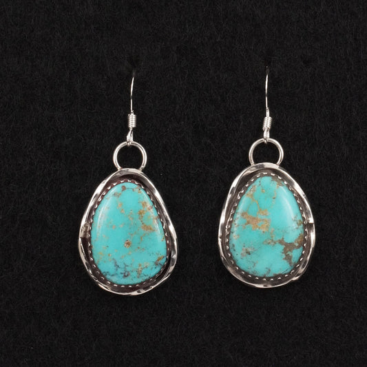 Ernest Hawthorne Turquoise & Sterling Silver Earrings