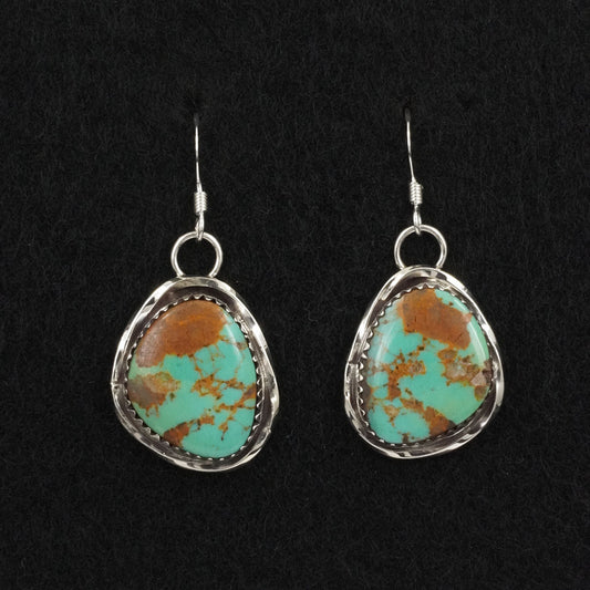 Ernest Hawthorne Turquoise & Sterling Silver Earrings