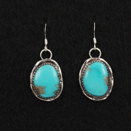 Ernest Hawthorne Turquoise & Sterling Silver Earrings