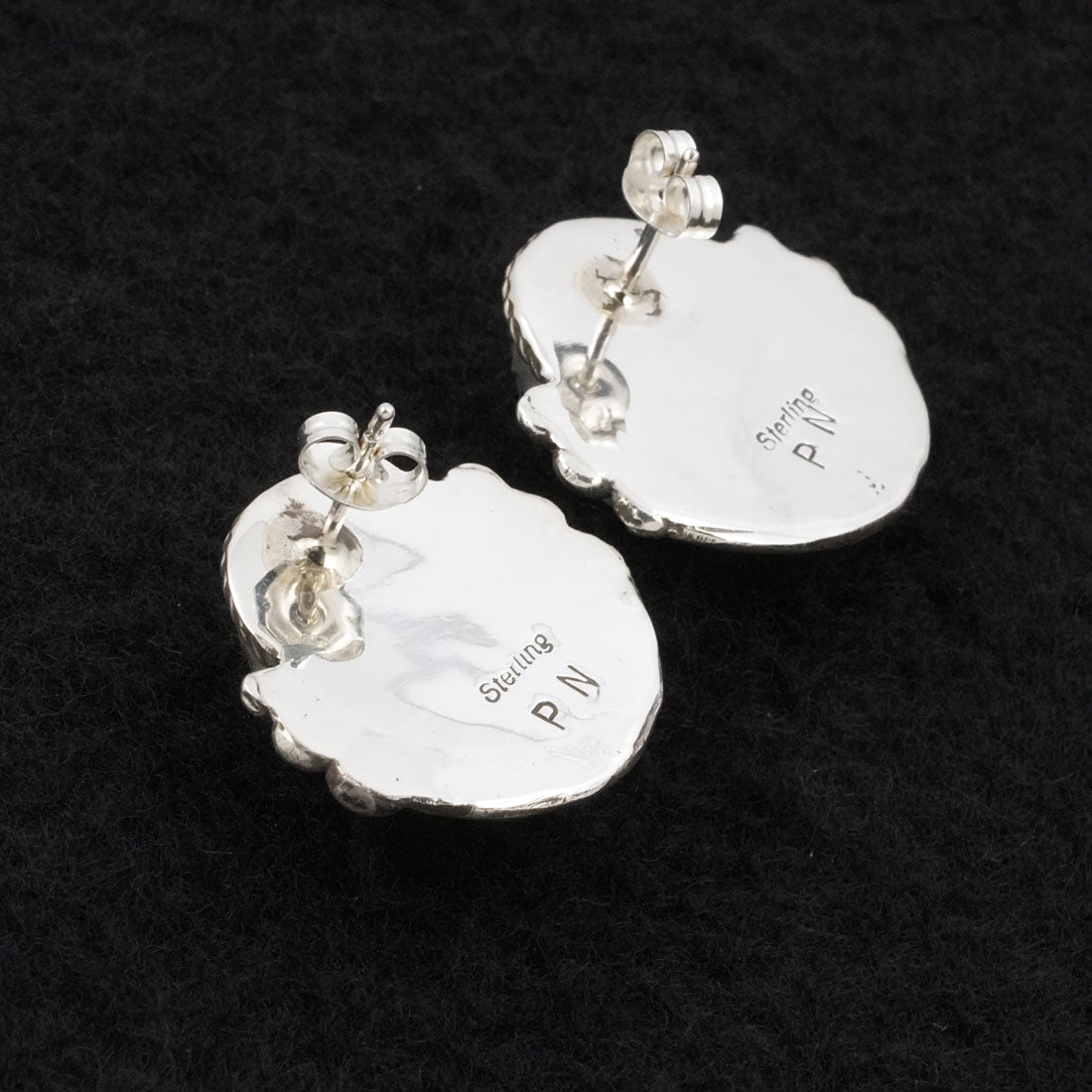 Phil Nez Turquoise & Sterling Silver Earrings