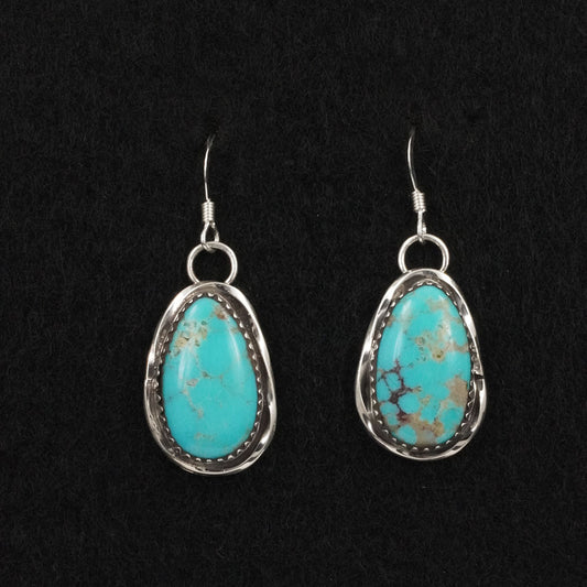 Ernest Hawthorne Turquoise & Sterling Silver Earrings