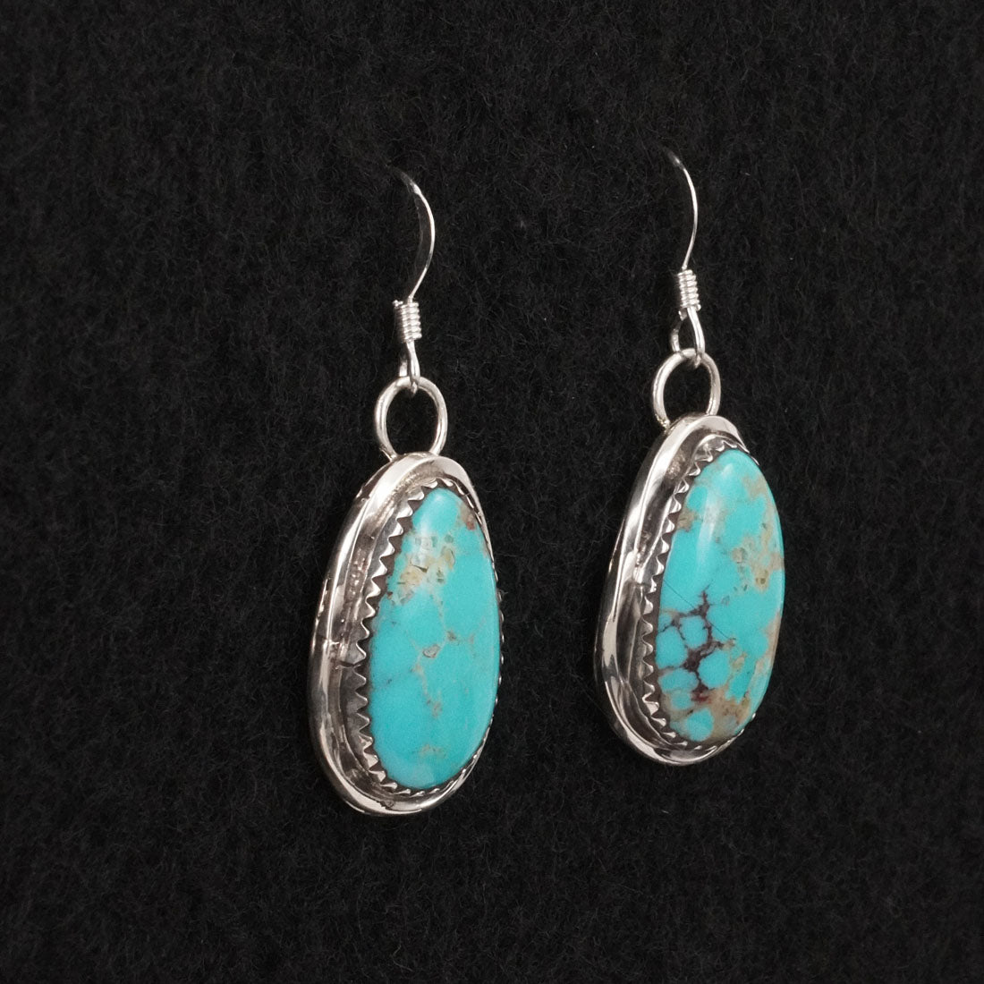 Ernest Hawthorne Turquoise & Sterling Silver Earrings