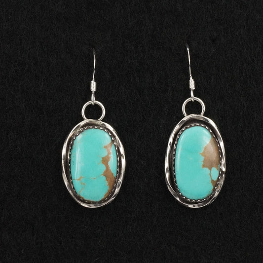 Ernest Hawthorne Turquoise & Sterling Silver Earrings