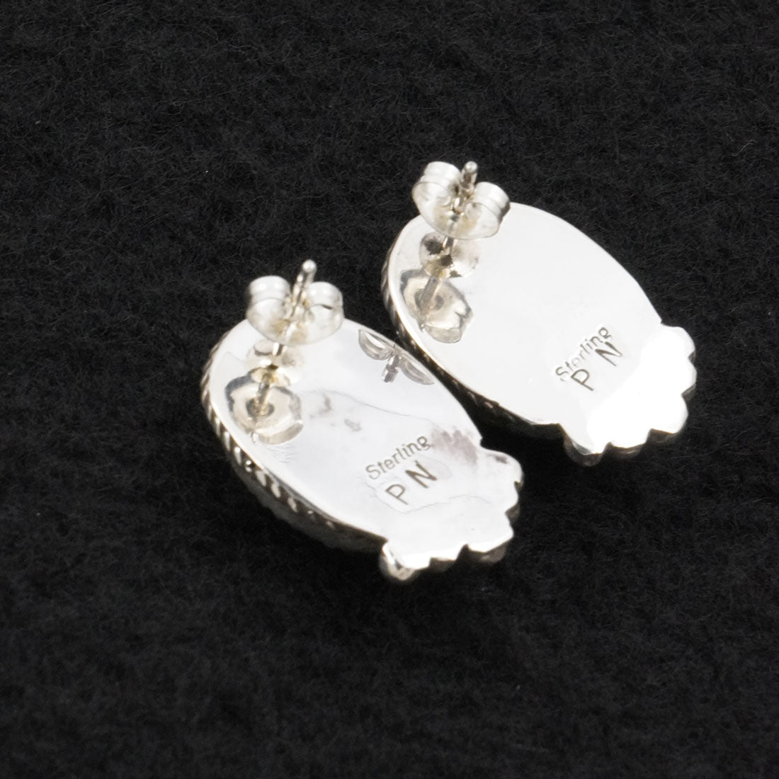 Phil Nez Turquoise & Sterling Silver Earrings