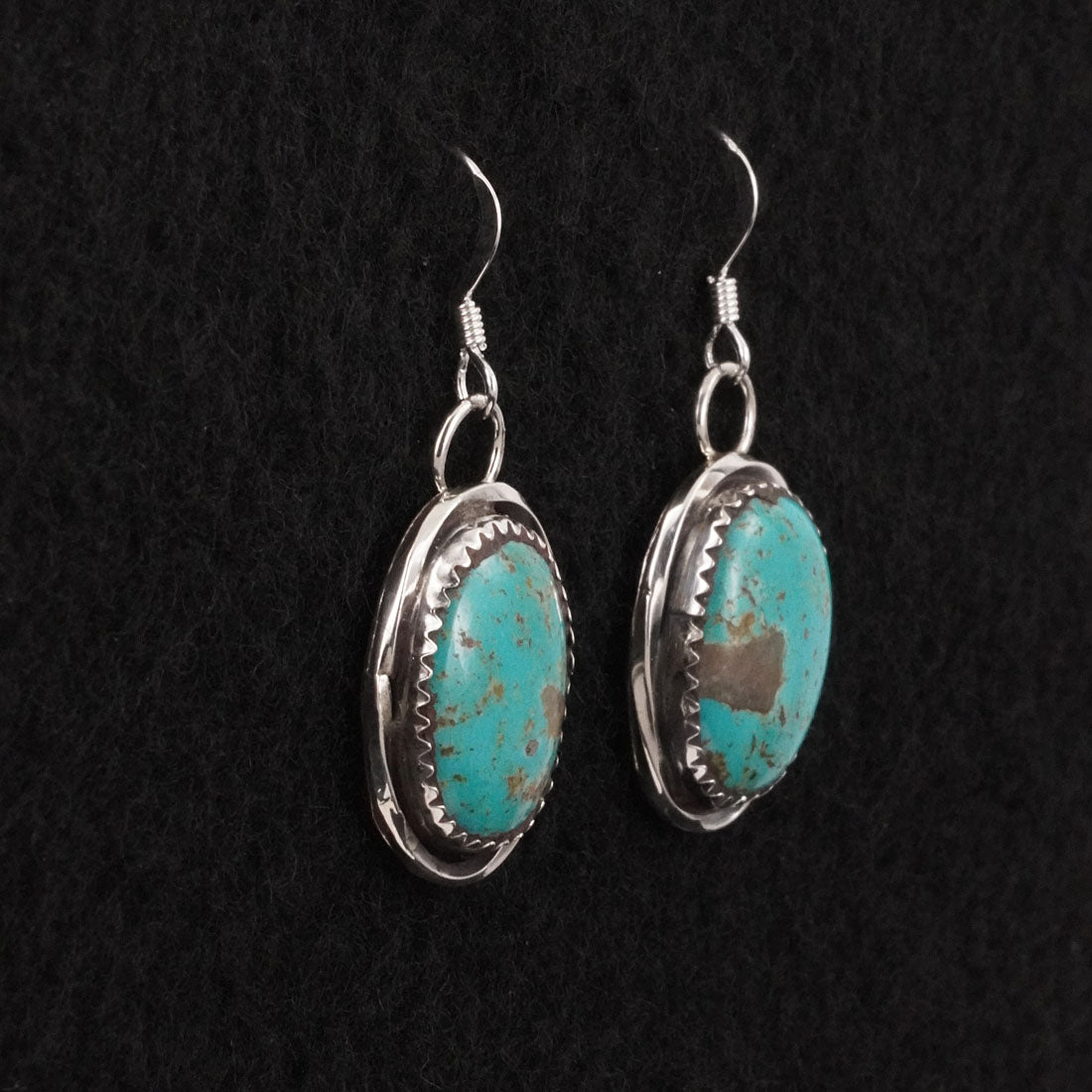 Ernest Hawthorne Turquoise & Sterling Silver Earrings