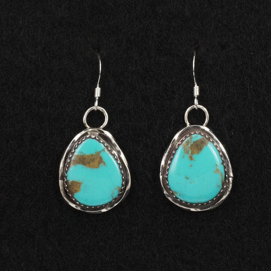 Ernest Hawthorne Turquoise & Sterling Silver Earrings