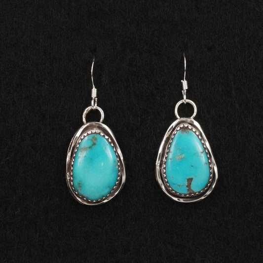 Ernest Hawthorne Turquoise & Sterling Silver Earrings