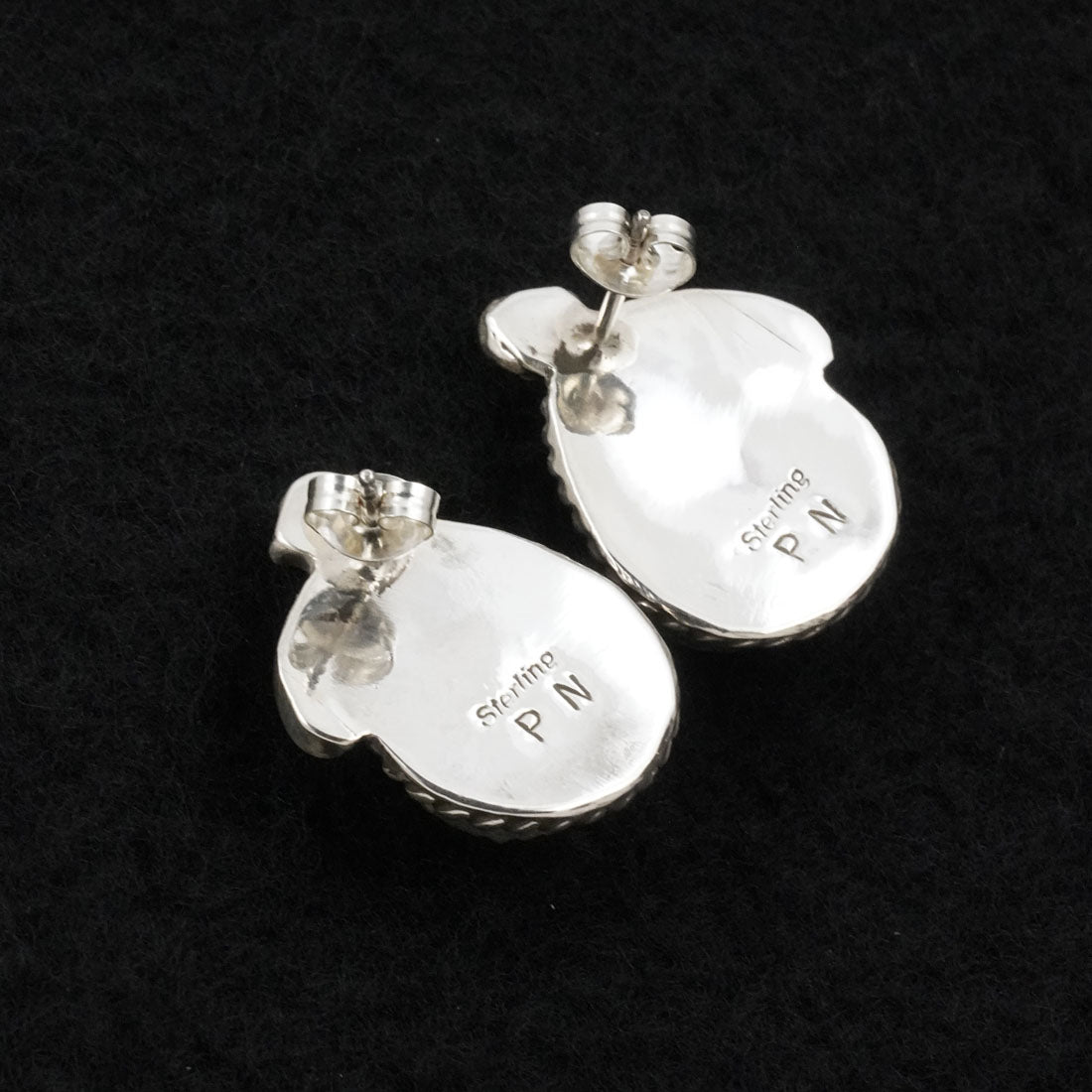 Phil Nez Turquoise & Sterling Silver Earrings