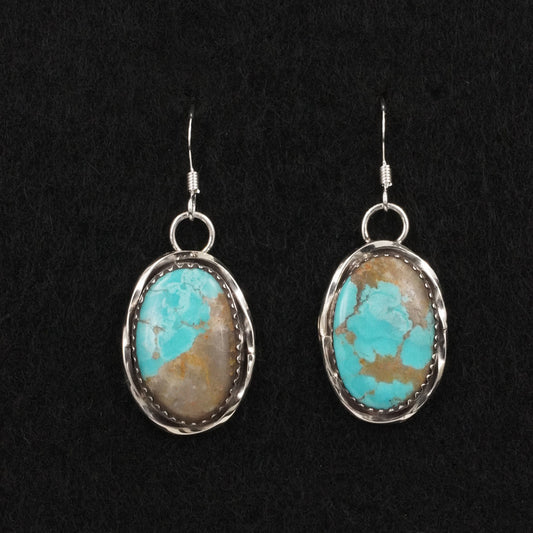 Ernest Hawthorne Turquoise & Sterling Silver Earrings