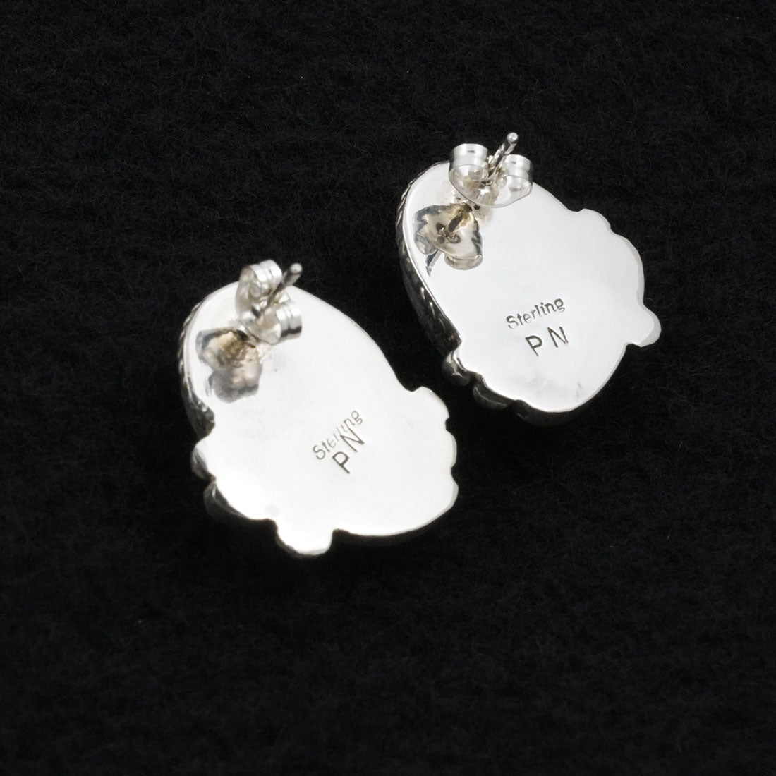 Phil Nez Turquoise & Sterling Silver Earrings