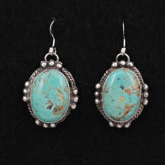 Leona Delgarito Turquoise & Sterling Silver Earrings