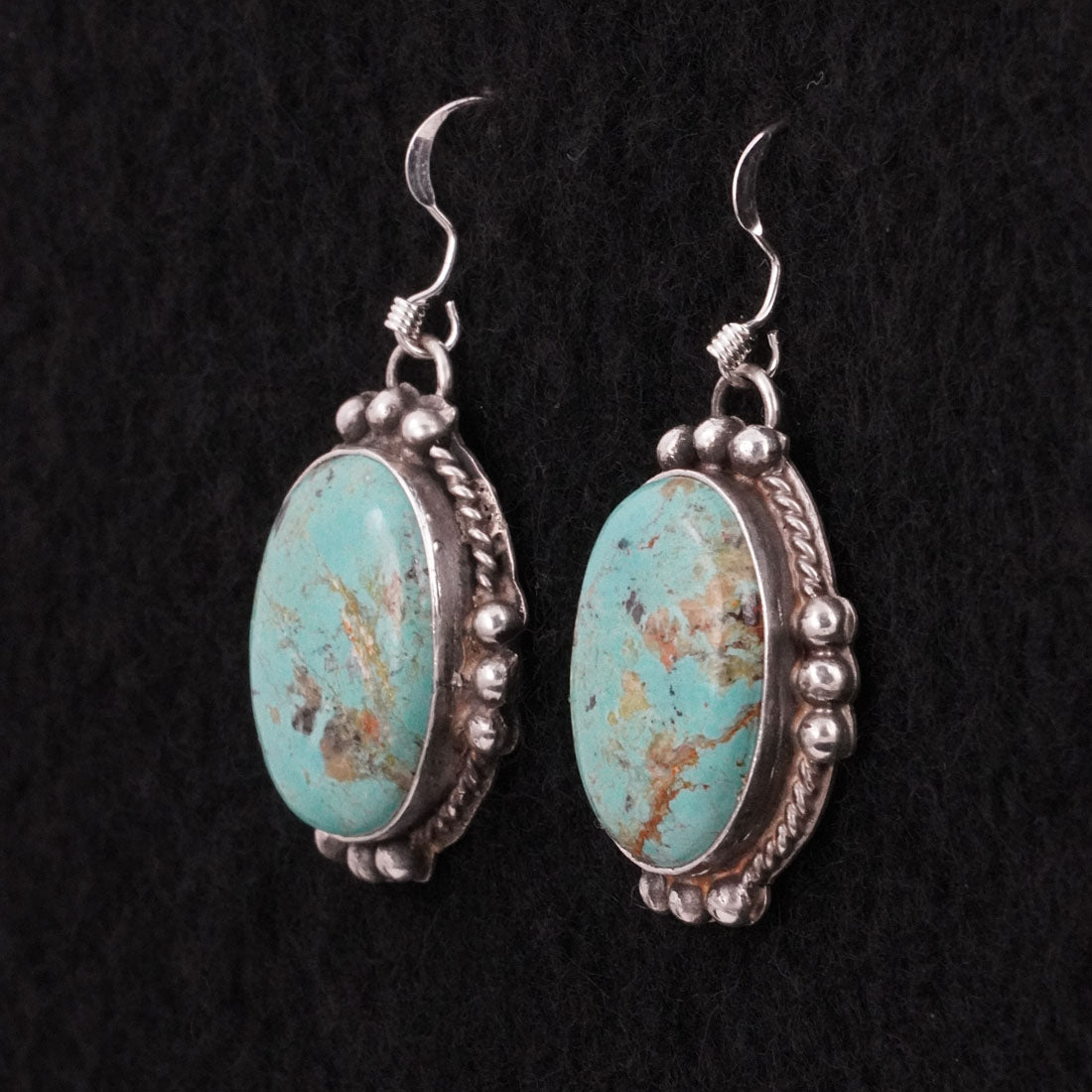 Leona Delgarito Turquoise & Sterling Silver Earrings